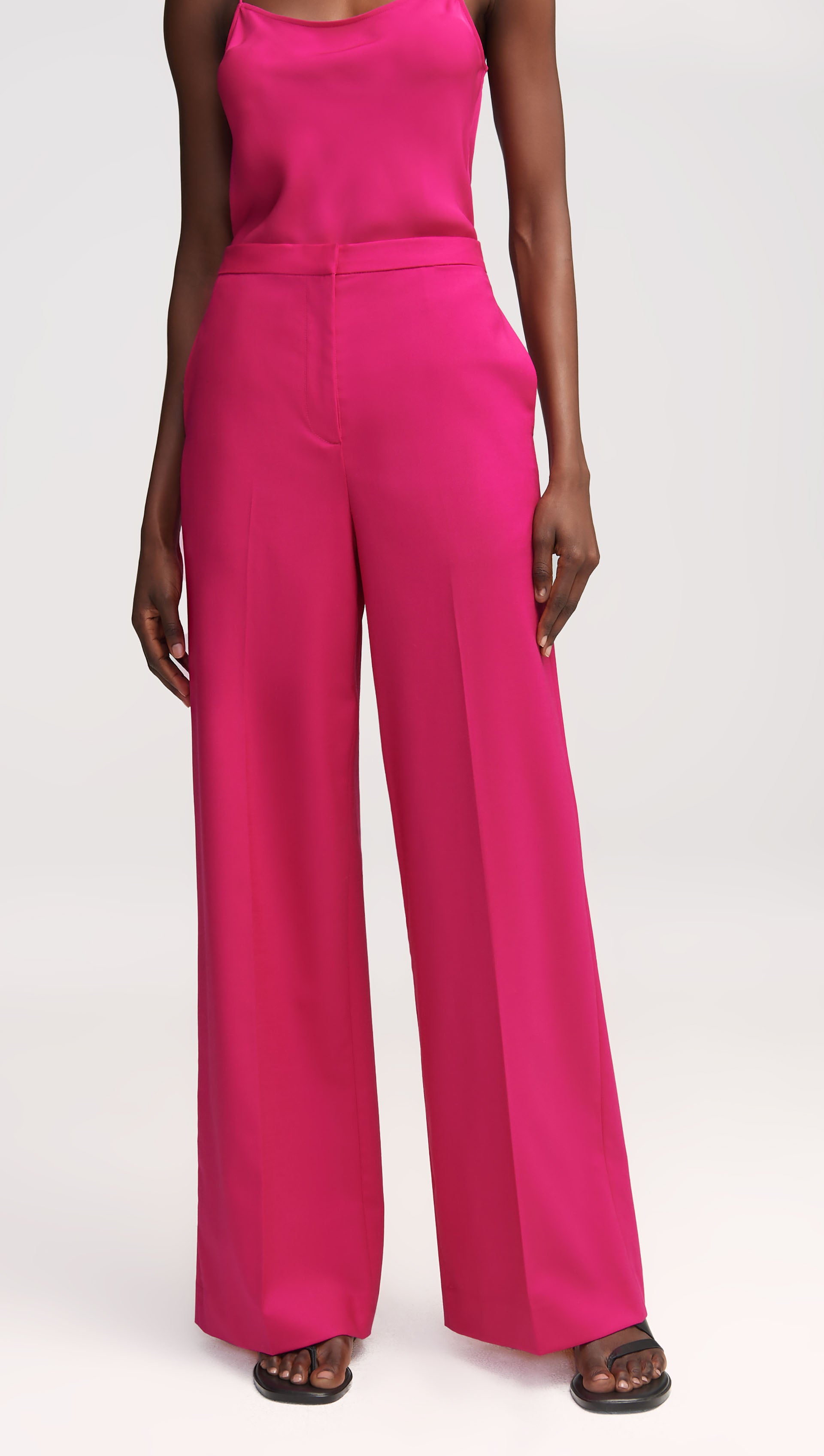 Jones Trouser in Seasonless Wool | Fuchsia