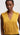 Collared Sleeveless Knit in Merino Wool | Mustard