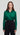 Stretch Blouse in Stretch Silk Satin | Emerald